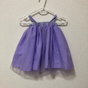 2way ドレスワンピース&スカート 80サイズ お誕生日フォト