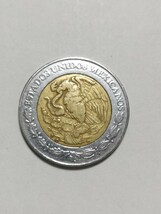 メキシコ通貨　5ペソ　2002年発行　1枚　pi22_画像2