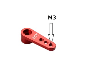 ☆ メタル サーボアーム 28mm x M3 25T Futaba用 フタバ