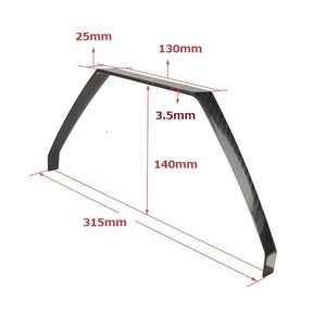 ★ カーボン製 ランディングギア 140mm ( 20cc 前後のサイズ ) などに 高品質！ AA1