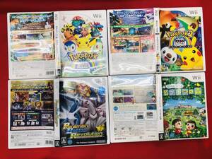 ポケパークWii ピカチュウの大冒険 ポケパーク2 ビヨンド ポケモンバトルレボリューション どうぶつの森 即落札! 4本セット