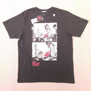 魅惑のバンドT特集! 10sデッド『GU(ジーユー) × THE ROLLING STONES(ザ・ローリング・ストーンズ)』グラフィックTシャツ 濃灰 M／ロックT