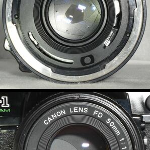 【整備/性能測定済】Canon AE-1 PROGRAM ブラック＋NFD50mmF1.8_ P,S,機能OK(2808839_107)の画像9