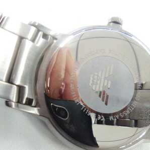 ●サ3065H◎エンポリオ アルマーニ EMPORIO ARMANI  カレンダー付き腕時計 元箱・コマなどあり◎の画像5