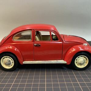 VW ビートル 1967年 ビートル 人気 RED Beetle 空冷 ケーファー ダイキャスト 各部稼働 ミニカー トイカー 車体約22cmの画像7