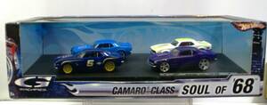 【マテル/ホットウィールズ】 CAMARO CLASS SOUL of '68 ('68 シボレーカマロ4点セット） (商品№ M7752)ダイキャスト製のミニカー