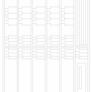 Nゲージ車両収納用 A4ブックケース対応 交換用12両収納中敷ウレタンの画像2