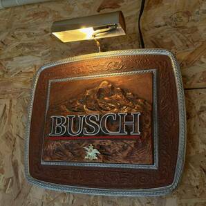 【ウォールライト】 1986年 Busch (ブッシュ) アンハイザーブッシュ バドワイザー バドライト ランプシェード アメリカンビール