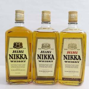 【3本セット】NIKKA（ニッカ）ハイ ニッカ 各種（初号 復刻版 39％ 720ml 等）U24C280031