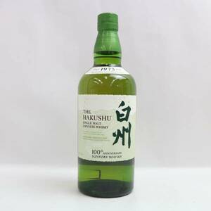 SUNTORY（サントリー）白州 NV 1973 100周年記念ラベル 43％ 700ml ※ラベル汚れ G24C260005