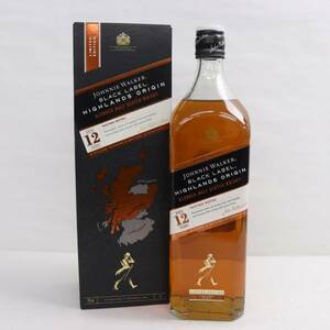 JOHNNIE WALKER（ジョニーウォーカー）ブラックラベル 12年 ハイランズ オリジン 42％ 1000ml Z24C280209