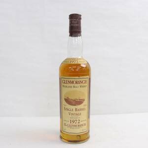 GLENMORANGIE（グレンモーレンジ）シングル バレル ヴィンテージ 1972-1994 46％ 750ml ※状態不良 画像要確認※ X24C040086