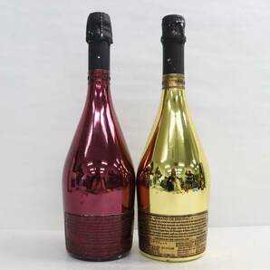 1円~【2本セット】ARMAND DE BRIGNAC（アルマンドブリニャック）各種（ドゥミセック レッド 12.5％ 750ml ※ボトル塗装はげ 等）U24C060002の画像4