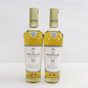 【2本セット】MACALLAN（マッカラン）12年 トリプルカスク ハーフボトル 40％ 350ml O24D020006