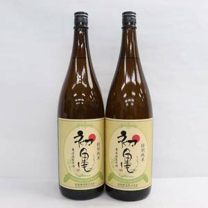 【2本セット】初亀 特別純米 無濾過生原酒 17度 1800ml 製造24.03 G24C300022