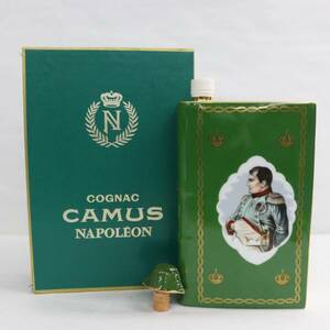 CAMUS（カミュ）ナポレオン ブック 40％ 700ml 緑陶器（重量 1089g）S24C280034