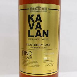 KAVALAN（カバラン）ソリスト フィノ シェリー カスク 58.6％ 1000ml X24D050074の画像2