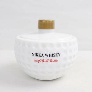 NIKKA（ニッカ）スーパーニッカ ゴルフボールボトル 43% 500ml 陶器（重量 846g）※上欠品 O24B270008