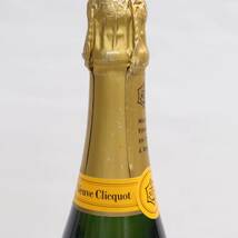 1円~Veuve Clicquot（ヴーヴ クリコ）イエロー ブリュット 12％ 750ml ※ラベル・キャップフィルムキズ M24D050007_画像7