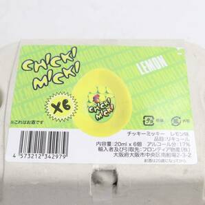 【6本セット】CHICKI MICKI（チッキー ミッキー）レモン味 卵型ボトル 17％ 20ml ※液漏れ跡有り S24D040125の画像7