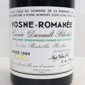 DRC VOSNE-ROMANEE（ヴォーヌロマネ）プルミエクリュ キュベ デュボー ブロシェ 1999 サントリー 12.5％ 750ml X24D110074の画像2
