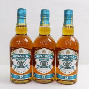 【3本セット】CHIVAS REGAL（シーバスリーガル）12年 ミズナラ スペシャルエディション 40％ 700ml M24D120003