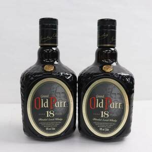 【2本セット】Grand Old Parr（グランド オールド パー）18年 40％ 750ml T24D110139