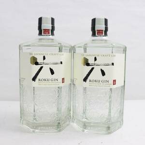 【2本セット】SUNTORY（サントリー）六 ROKU ジャパニーズ クラフトジン 47％ 700ml O24D110029