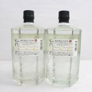 【2本セット】SUNTORY（サントリー）六 ROKU ジャパニーズ クラフトジン 47％ 700ml O24D110028の画像4