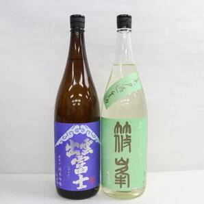 【2本セット】日本酒各種（篠峯 ろくまる 山田錦 純米吟醸 無濾過生原酒 15度 1800ml 製造24.02 等）G24D140004の画像1