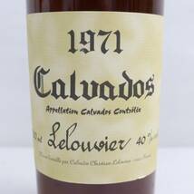Lelouvier（レルーヴィエ）カルヴァドス 1971 40％ 700ml X24D180027_画像2