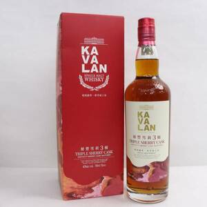 1円~KAVALAN（カバラン）トリプル シェリーカスク 40％ 700ml T24C220042