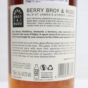 Berry Bros.&Rudd（ベリーブラザーズ＆ラッド）グレンマレイ ホグスヘッド レッド ワイン フィニッシュ 2008-2023 54.2% 700ml X24C080025の画像6