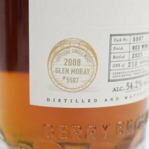 Berry Bros.&Rudd（ベリーブラザーズ＆ラッド）グレンマレイ ホグスヘッド レッド ワイン フィニッシュ 2008-2023 54.2% 700ml X24C080025の画像8