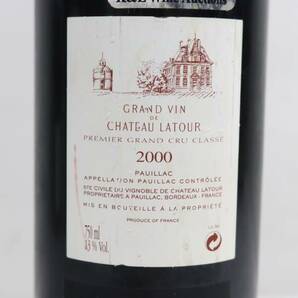 1円~CHATEAU LATOUR（シャトー ラトゥール）2000 13％ 750ml R24D190007の画像6