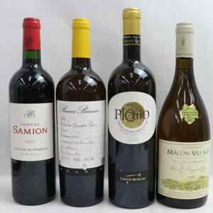 【4本セット】ワイン各種（シャトー サミオン ラランド ド ポムロール 2006 13％ 750ml 等）X24D220005