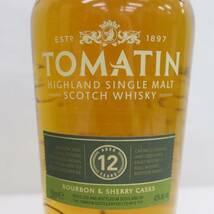 TOMATIN（トマーティン）12年 バーボン＆シェリー カスク 43％ 700ml B24D180002_画像2