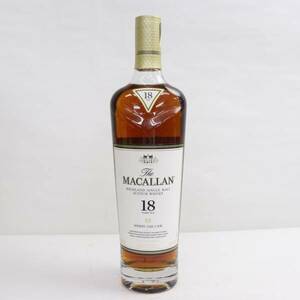 1円~MACALLAN（マッカラン）18年 シェリーオークカスク 2019 43％ 700ml N24D120039