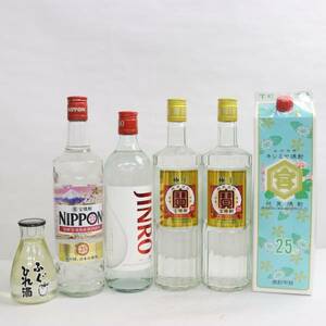 【6本セット】アルコール各種（ふぐひれ酒 ベビーボトル 13度 170ml 製造23.12 賞味期限25.12 等）E24D190009