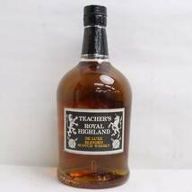 TEACHERS ROYAL HIGHLAND（ティーチャーズ ロイヤル ハイランド）12年 デラックス 43％ 750ml D24D200014_画像4