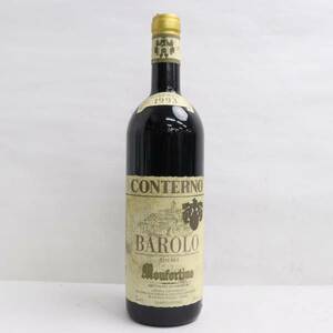 Giacomo Conterno（ジャコモ コンテルノ）バローロ リゼルヴァ モンフォルティーノ 1993 14％ 750ml ※ラベル汚れ X24D220103