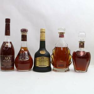 [5 pcs set ] brandy all sorts ( Suntory VSOP 43% 720ml etc. )X24D230095