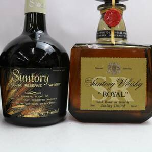 【4本セット】ウイスキー各種（サントリー ローヤル SR 43％ 720ml 等）X24D230101の画像3
