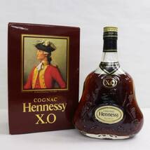 1円~Hennessy（ヘネシー）XO 金キャップ クリアボトル 40％ 700ml F24C220003_画像1