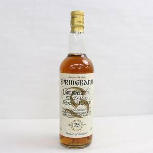 SPRINGBANK（スプリングバンク）25年 リミテッドエディション 46% 700ml ※液漏れ跡あり T24C050031