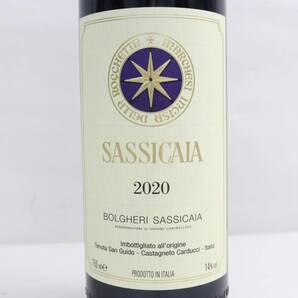 1円~SASSICAIA（サッシカイア）2020 14％ 750ml G24D230004の画像2