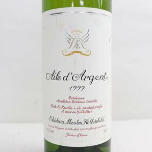 1円~Chateau Mouton Rothschild（シャトー ムートン ロートシルト）エール ダルジャン 1999 12.5％ 750ml R24D230033の画像2