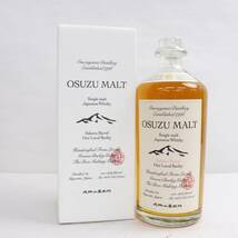 1円~OSUZU MALT（オスズ モルト）尾鈴山蒸留所 サクラバーレル 46％ 700ml X24D250114_画像1