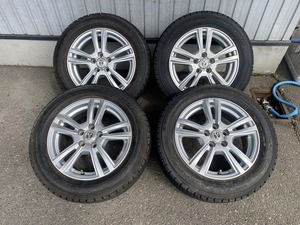 ★富山発　⑤　Weds　ウェッズ　JOKER　15インチ　アルミ　グッドイヤー　ICENAVI　ZEAⅡ　185/65R15　スタッドレス　直接引取可　売切