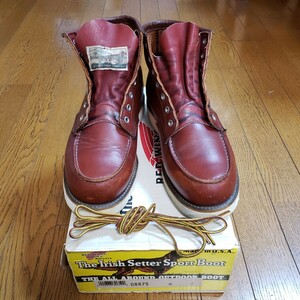  изначальный с коробкой таблица 4 угол собака бирка RED WING 8875 Irish setter orola комплект красный чай Red Wing 875